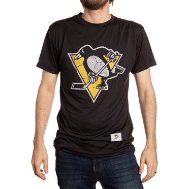 Pittsburgh Penguins Maillot Dermoprotecteur à Manches Courtes - Logo Usé