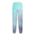 thumbnail image 4 of Pants for Women, Women Fashion Color Blocked Printed Drawstring Pants, 4 of 5