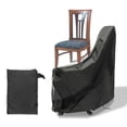 thumbnail image 3 of 2X Waterproof Chair Cover Outdoor High Back Patio Stacking Furniture Protection, 3 of 6
