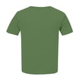 thumbnail image 4 of Birdeem Mode Femme Blouse Décontractée Unie Col Rond Manches Courtes T-Shirt Été Grande Taille Hauts, 4 of 5