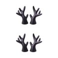 thumbnail image 3 of mmirethe 2pcs Easy To Install Antlers Sticker To Decorate Christmas Car Cute Waterproof black small 2Set, 3 of 6