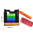 thumbnail image 3 of Medicine Organizer Box for Household Travel | Pill Storage Case for Medication and Vitamins | Compact Container for Home, Office, or Car | First Aid Supply Holder for Small Health Items, 3 of 5