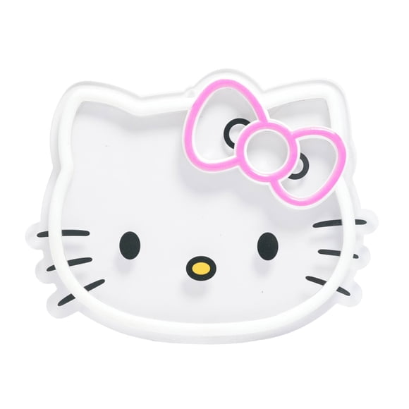 Hello Kitty White Acrylic Neon Wall Light