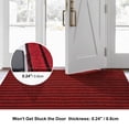 thumbnail image 3 of ANTPOP Tapis Coureur Extérieur pour Couloir, Tapis Coureurs Antidérapants, Tapis de Zone, Paillasson d'Entrée Intérieur pour Vestibule Cuisine 3'x8', Rayé Rouge, 3 of 7