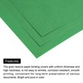thumbnail image 4 of Uxcell Couvertures de Reliure de Présentation Format Lettre en Cuir à Texture Grain Papier Non Perforé pour Rapport d'Affaires Vert Foncé, 4 of 7