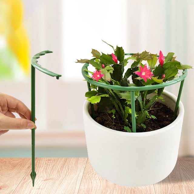 HHSFEIFUUU Cages pour Plantes Demi-Rondes Empilables Piquets de Soutien Intérieurs Tomate