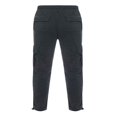 thumbnail image 4 of Mens Loose Cargo Pants Cual Drawstring Eltic Waist Wide Leg Athletic Sweatpants Outdoor Trousers, 4 of 4
