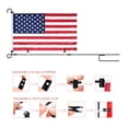 thumbnail image 4 of Outdoor Rack Display for Garden Pole Courtyard Flagpole Stand Metal Construction 30x45cm Functional Accessories, 4 of 6