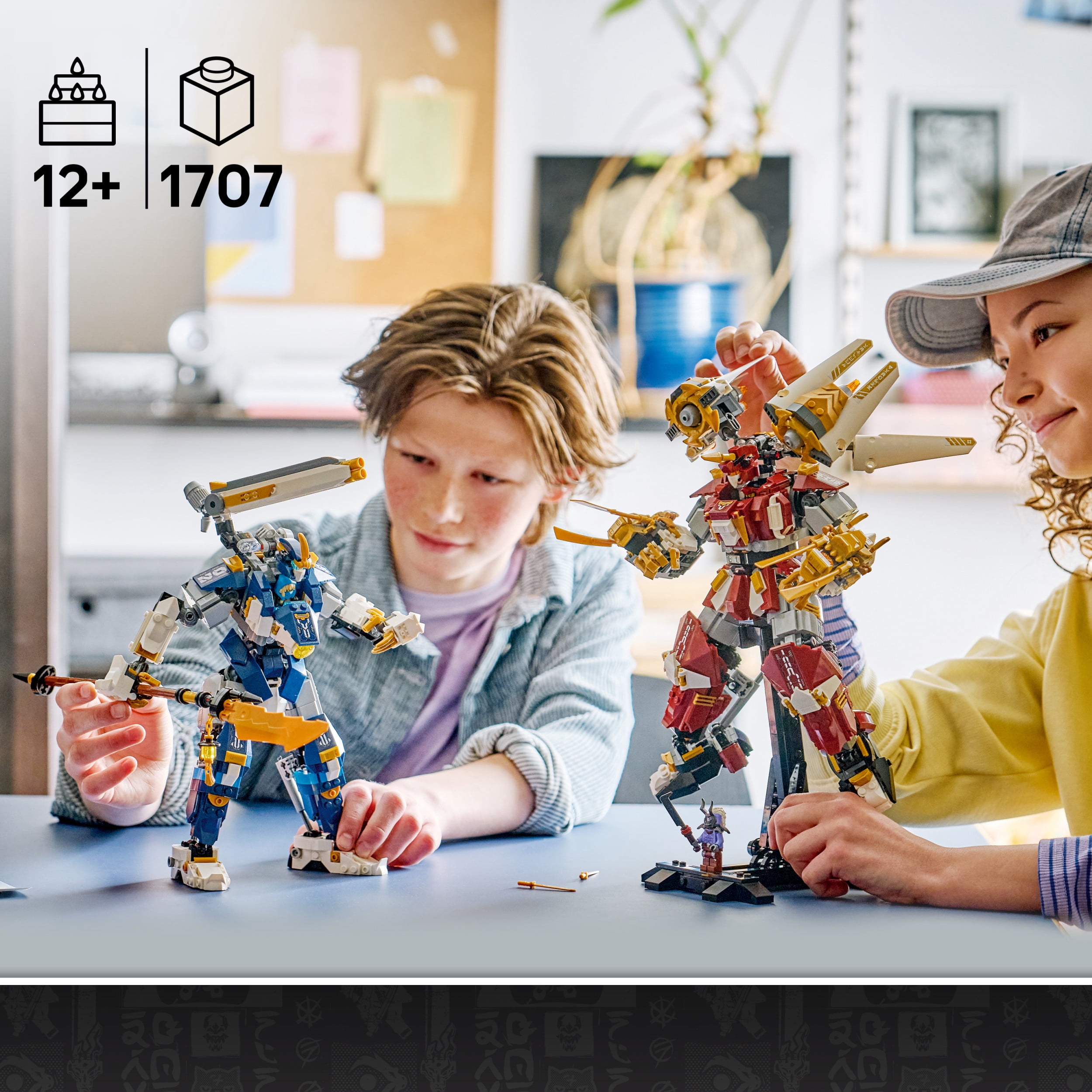 LEGO NINJAGO The Twin Titan Mechs - Building Toy for Boys & Girls