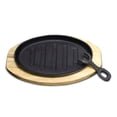 thumbnail image 1 of EMF Cast Iron Plate - With Pick & Wooden Platter, 1 of 2