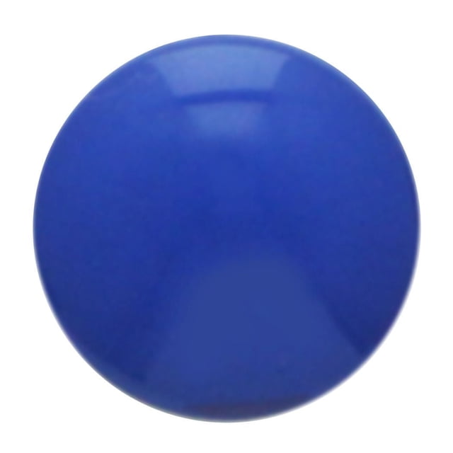 LA VOGUE Shank Button - Royal Blue, 15 mm (0.59 in), Polished Finish