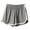 Grey, variant on Birdeem Womens Fashion Solid Color Casual Wide Leg Ruffle Loose High Waist Shorts Pants
