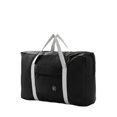thumbnail image 1 of Sac de Rangement pour Vêtements Portable à Grande Capacité, Sac de Voyage Multifonction, Sac Pliable pour Embarquement, Peut s'Installer sur une Valise à Roulettes, Noir, 1 of 6
