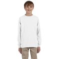 thumbnail image 1 of Jerzees T-Shirt à Manches Longues pour Jeunes - 29BL - Petit - Blanc, 1 of 1