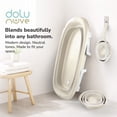 thumbnail image 5 of Dolu Nuve 3-Piece Foldable Baby Bath Set, Infant Tub, Bucket & Rinse Cup, Beige, 5 of 5