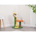 thumbnail image 4 of Vibrant Life 27.6" Colorful Flower Cat Perch with Sisal Scratching Mat, Massager and Spring Bee Toy, 4 of 11