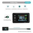 thumbnail image 4 of E-Bike Display, LCD Screen for E-Bike, Universal 24V-60V Ebike Display with Waterproof 5-Pin Connector and Crystal Clear Backlit Screen for Speed Battery and PAS Monitoring, 4 of 8