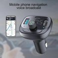 thumbnail image 4 of compatible LOHEE S-21 Bluetooth Car Charger Adapter FM Transmitter QC3.0 USB Fast Charging Car Charger_Perfect Gift, 4 of 5