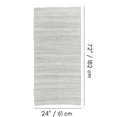 thumbnail image 2 of Fabstyles Cotton Solid Rug, Area Rag Rug for Living Room, Hallway, Patio, 2 of 4