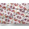 thumbnail image 3 of Soimoi Poly Georgette Fabric Dot,Floral & Paisley Print Sewing Fabric Yard 52 Inch Wide, 3 of 3
