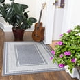 thumbnail image 3 of Ottomanson Ottohome Collection Non-Slip Rubberback Bordered Design Indoor Area Runner Rug/Entryway Mat, 3 of 7