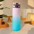 thumbnail image 1 of Large Capacity Outdoor Sports Water Cup with Gradient Color, Leak Proof Design and Built-in Filter, Portable for Travel, 9.6x2.3 Inches, 1 of 6