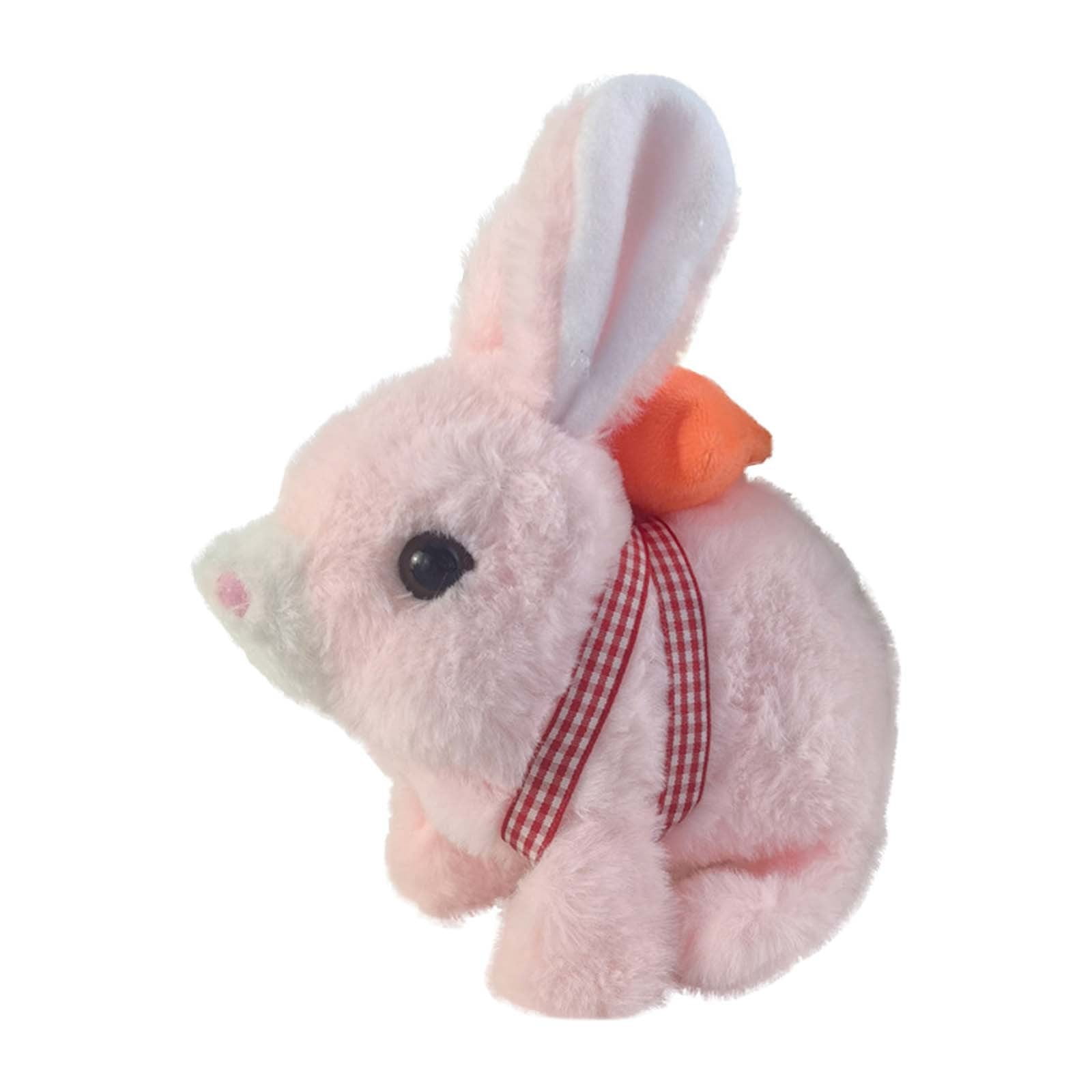 Lapin Interactif Bunny Pal - Peluche Réaliste Qui Saute Et Bouge Les Oreilles - Jouet Enfant Pour Pâques Ou Anniversaire Lapin Peluche