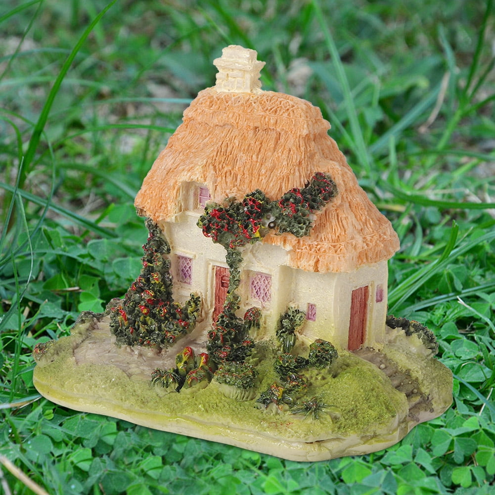 Thatched House OrnamentSimulation Thatched House Decoration House Ornament Thatched House Unmatched Quality