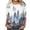 Blue, variant on IROINNID Reduced Polyester Long Sleeve T Shirt for Women Daily Printed Loose T-shirt Mid-length Blouse Round Neck Tops,Light Blue