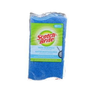 Scotch-Brite® Non-Scratch Scrub Éponge, 12-Count