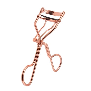 Xingzhi Eyelash Curler Carbon Steel Eyelash Curling Tool Portable Cosmetic Makeup Curler, Rose Gold