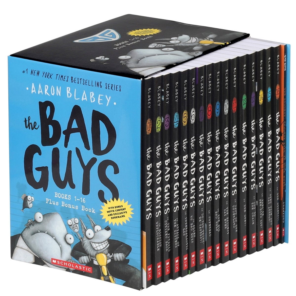the BAD GUYS 全巻セット 1-16巻 plus 1 The Bad Guys: Books 1-16 Box Set Plus Bonus Book- English Only