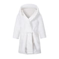 thumbnail image 1 of Splozh Kids Bathrobe Boys Girls Fashion Bathrobe Soft Robe Hooded Robe Cloth Cotton Bathrobe White,2-3 Years, 1 of 5