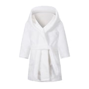 Zanarzt Girls Hooded Bathrobe Boys Girls Fashion Bathrobe Soft Towel Hooded Robe Cloth Cotton Bathrobe White,11-12 Years