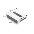 thumbnail image 3 of SuoKom Hidden Plastic Storage Box Under Desk Drawer, Table Hidden Organizer Slide Out Large Storage Desktop Pencil Tray for Office Home School Kitchen Self-Adhesi, 3 of 6