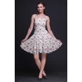 thumbnail image 2 of Bimba Robe Soleil Mini à Taille Smockée pour Femmes à Imprimé Floral, Tenue de Fête d'Été pour les Vacances - XX-Grand, 2 of 5