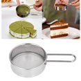 thumbnail image 1 of Mini Round Flour Sieve Stainless Steel Fine Mesh Strainer for Home Bakeries Cake Shops, 1 of 8