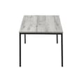 thumbnail image 2 of Monarch Specialties Table Set, 3pcs Set, Coffee, End, Black Metal, Grey Laminate, Contemporary, Modern, 2 of 9