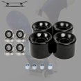 thumbnail image 4 of S SERENABLE Roues de Longboard et de Planche à Roulettes 78A avec Roulements et Entretoises Noir Housse Noire, 4 of 9