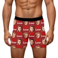 thumbnail image 1 of KHONTS Customized Men's Boxers - Personalized Gifts for Boyfriend - Custom Underwear Brick Red S, 1 of 8