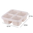 thumbnail image 3 of SuoKom Boîte Bento à 4 Compartiments Réutilisable pour Préparation de Repas, Contenants à Lunch pour Enfants et Adultes, Contenants de Rangement pour Aliments Divisés pour l'École, le Travail et les Voyages, 3 of 7