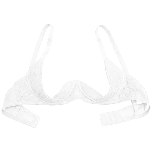 Lace Underwire Push Up Bra for Everyday Comfort and Support in Deep V Tees - Stylish Lingerie for Casual Wear All Seasons Non-
