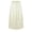 Ivory, variant on Doomiva Women's Lace Trim Lingerie Long Underskirt Elastic Waist Half Slip Skirt for Under Dresses Ivory 3XL