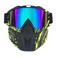 thumbnail image 2 of Riforla Retro Vintage Goggles Motorcycle off Road Racing Eyewear Ski Wind Goggles Riding Glasses Glasses A, 2 of 8