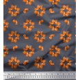 thumbnail image 1 of Soimoi Tissu Poly Georgette Fox Imprimé pour Enfants au Mètre 42 Pouces de Large, 1 of 3