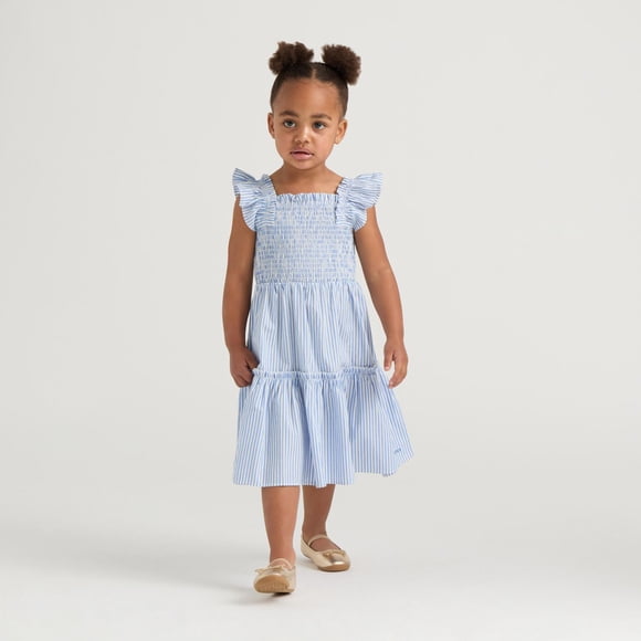 Mexx Mommy And Me Girls Smock Dress With Shoulder Strap