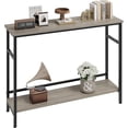 thumbnail image 2 of Kojooin Table Console, Table d'Entrée à 2 Niveaux avec Tablette Réglable, Table Étroite pour Couloir, Vestibule Ou Salon, 2 of 7