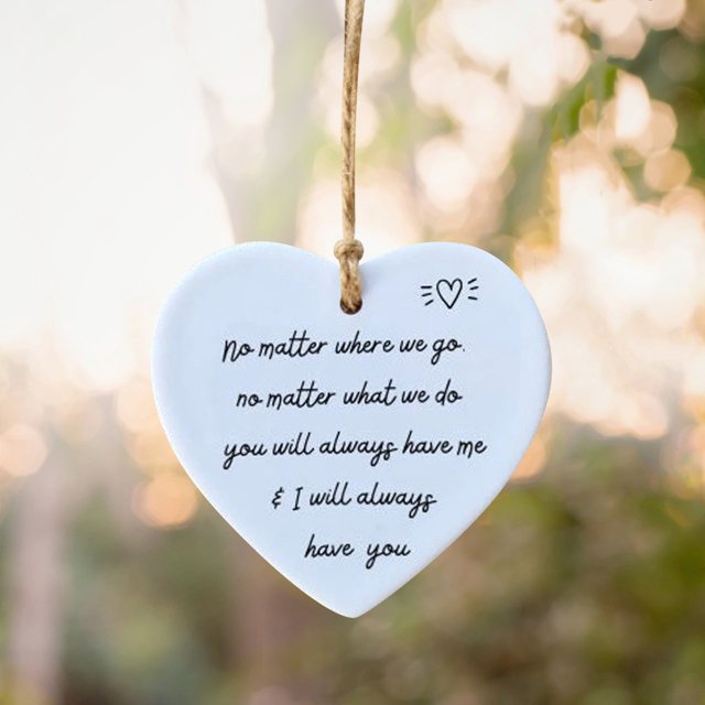 Clearance! I Wish You Lived Next Door Heart Ornament