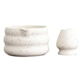 thumbnail image 1 of Mlkoz Ceramic Sand Dots Glaze Matcha Bowl With Spout Matcha Tea Set Tea Xianli Set, 1 of 5