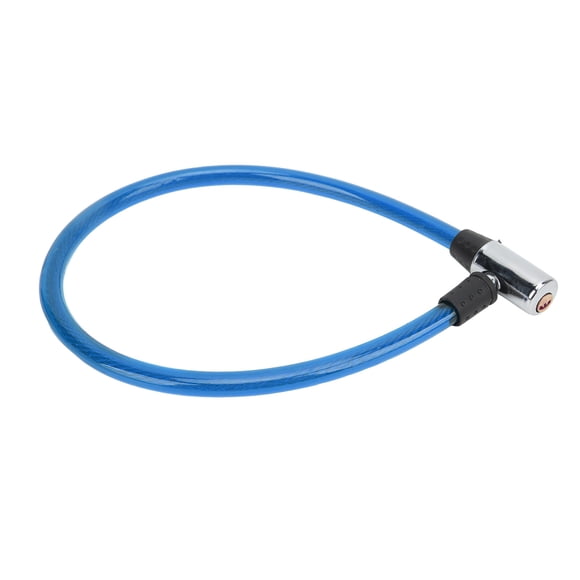 Bike Lock Cable, 25.59in Portable Steel Wire Bike Lock Cable Bike Cable Lock with 2 Unique Keys for Bike, Motorcycles, Skateboards, Scooters